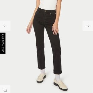 Rollas original straight comfort jet black jeans